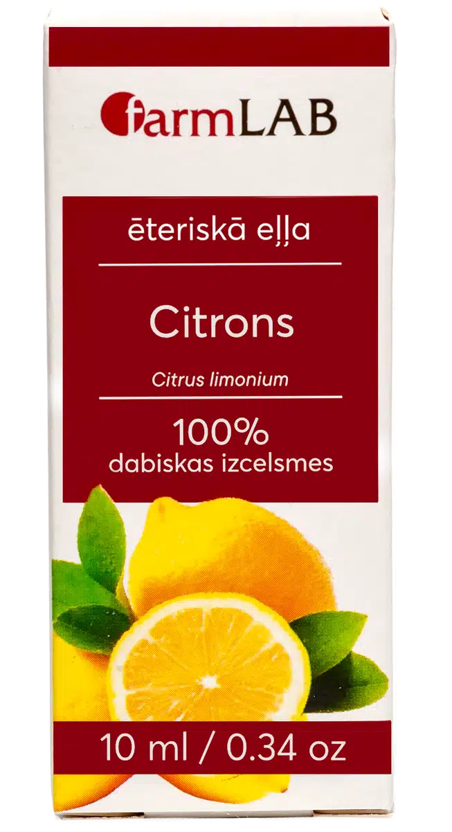 FarmLab Lemon essential oil box